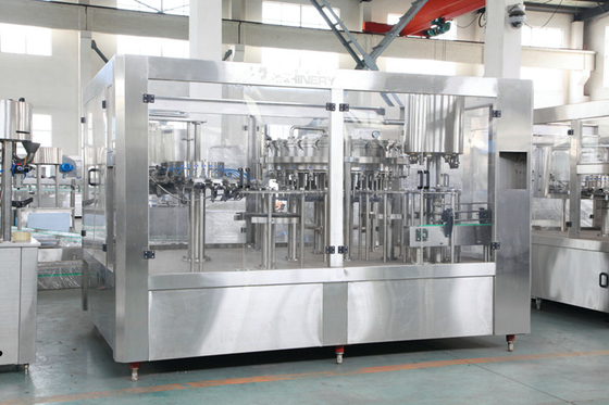 Full Automatic Mineral Water Bottle Filling Machine , Pure Water Washing Filling Capping 3-in-1