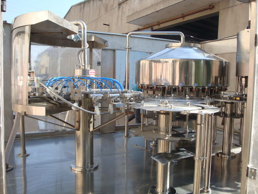Full Automatic Mineral Water Bottle Filling Machine , Pure Water Washing Filling Capping 3-in-1