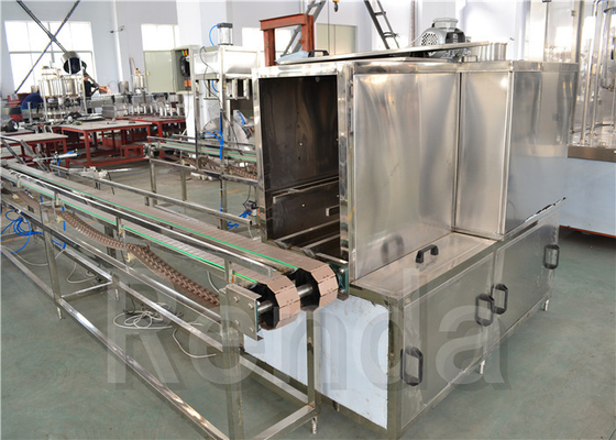 Micro - Computer Bottle Washing Barrel Filling Machine Capping  For 5 Gallon Barrel 450BPH