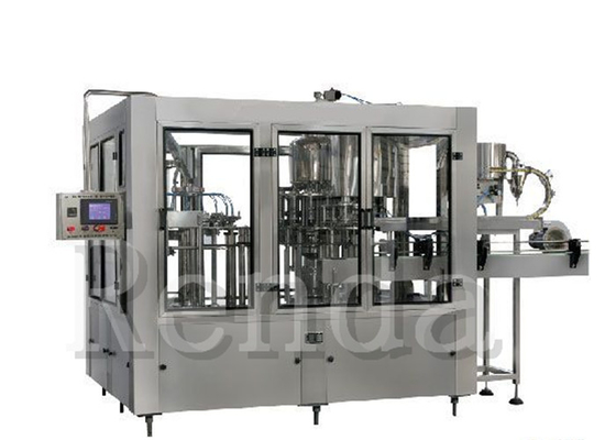 Vacuum 3 IN 1 Juice Laundry Determent Juice Filling Machine Washing / Filling / Capping Function 10000BPH