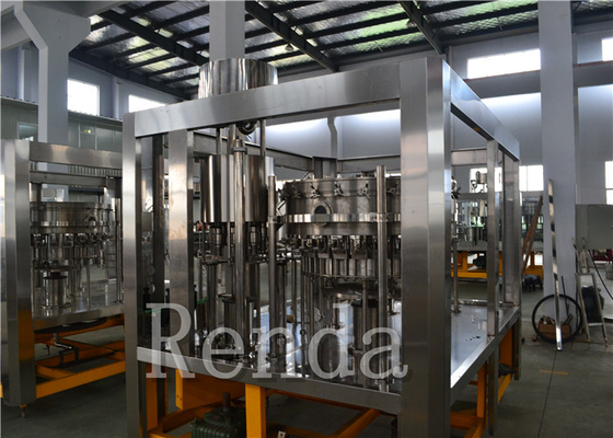 Carbonated Drink Filling Machine Washing Capping Filling 3 - in - 1 PET Bottle Soda Filling Equipment
