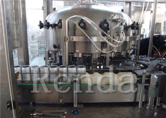 380V Full Electric Aluminum Can Filling Machine Rinsing and Sealing Machine Automatically