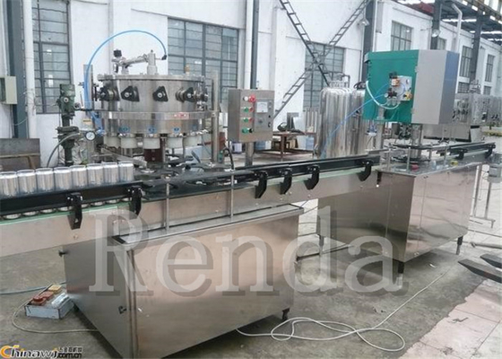 380V Full Electric Aluminum Can Filling Machine Rinsing and Sealing Machine Automatically