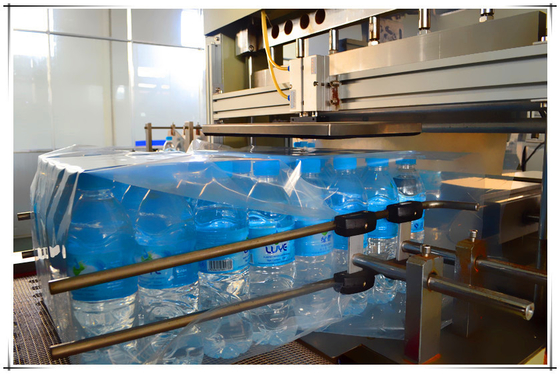 PET Bottle Automated Packaging Machines 10 KW CE ISO Packing Production Line