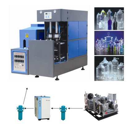 Full Automatic 4000BPH Bottle Blowing Machine , PET Bottle Injection Moulding Machine