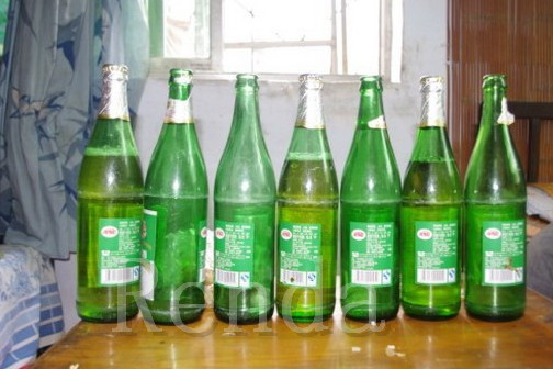 Volle automatische Glasflaschenwein-Wodka-Bier-Füllmaschine elektrisch