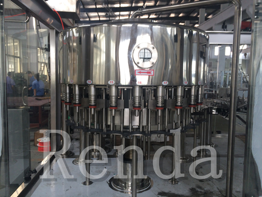 Wasser-Flaschen-Füllmaschine CGF18-18-6 3-IN-1 der Wasserpflanze-10000BPH automatische
